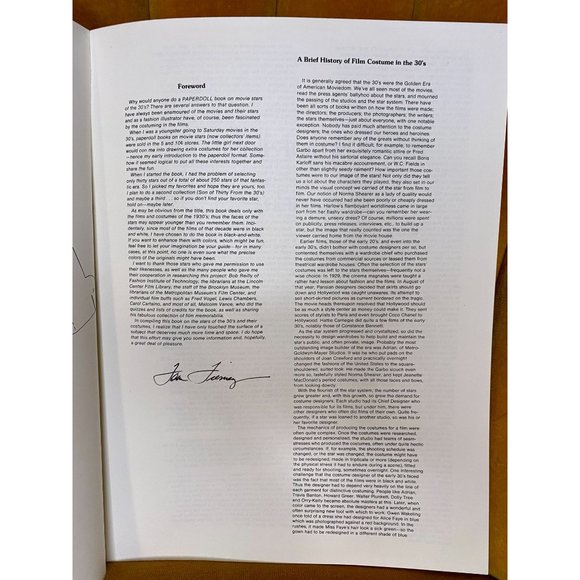 THIRTY from the 30s - NEW SIGNED Tom Tierney Book 1974 Paper Dolls for Grownups - Picture 5 of 13